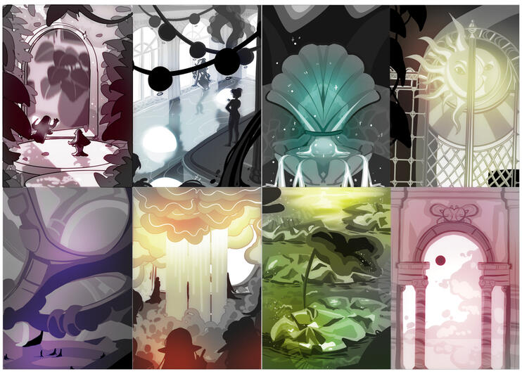 Conceptos de zonas de euphaia.